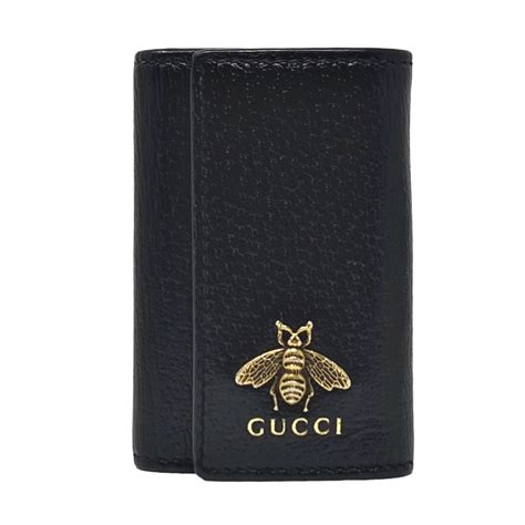 gucci animalier leather key case|gucci encore keychain.